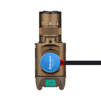 Olight, Baldr Pro R Rechargeable Tactical Light with Green Laser, Tan