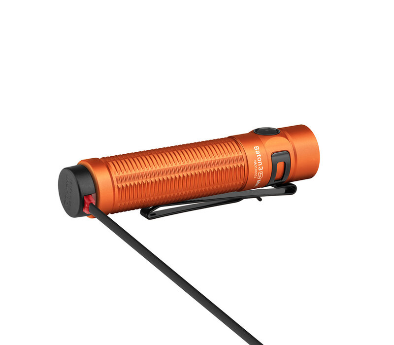 Olight, Baton 3 Pro Max EDC Flashlight, Orange