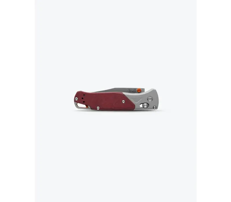 Benchmade, Bugout Grey/Redstone Aluminum & Richlite, CPM S90V