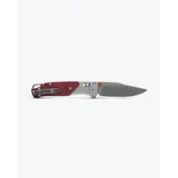 Benchmade, Bugout Grey/Redstone Aluminum & Richlite, CPM S90V