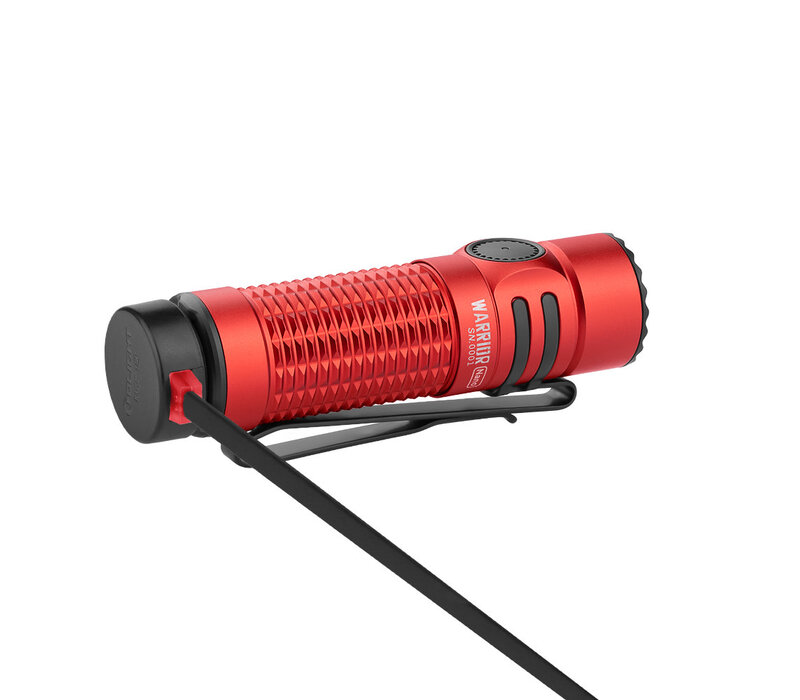 Olight, Warrior Nano Tactical EDC Flashlight, Red
