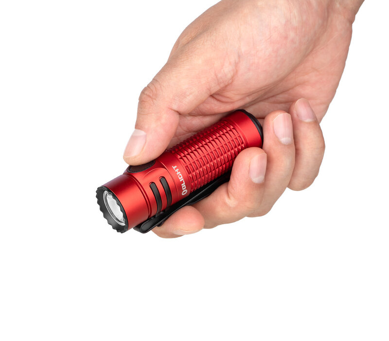 Olight, Warrior Nano Tactical EDC Flashlight, Red