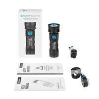Olight, Seeker 4 Mini White & UV LED Flashlight, Red