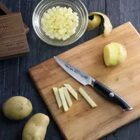 Cangshan, Thomas Keller Signature Collection, Swedish Damasteel RWL34 Forged 3.5" Paring Knife with Walnut Box