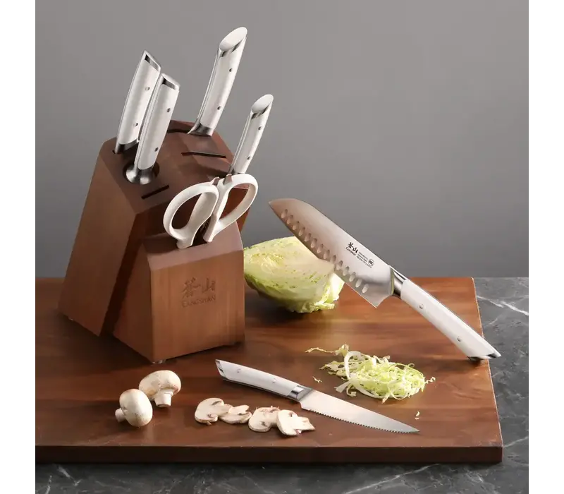 Cangshan, HELENA 8pc Block Set White
