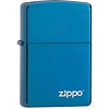 Zippo Zippo Lighter - High Polish Blue Logo
