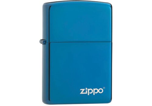 Zippo Zippo Lighter - High Polish Blue Logo