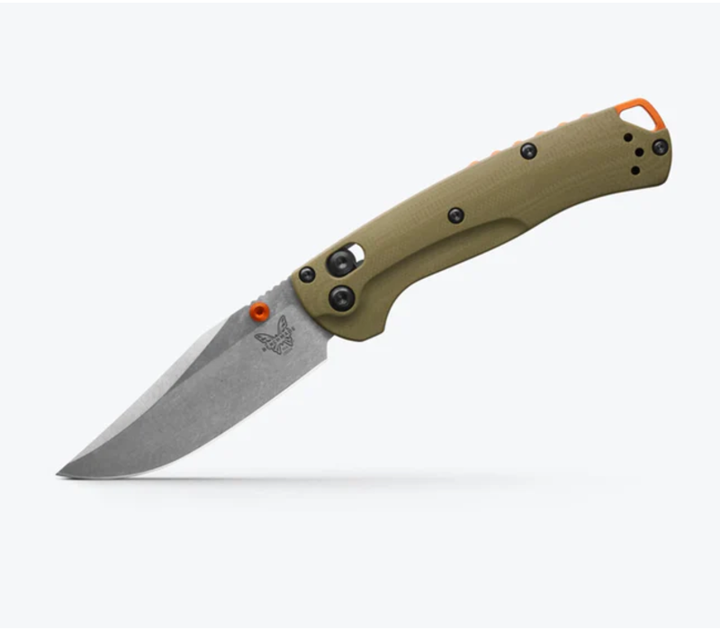 Benchmade Mini Taggedout, Green G10 Handle, CPM S45VN