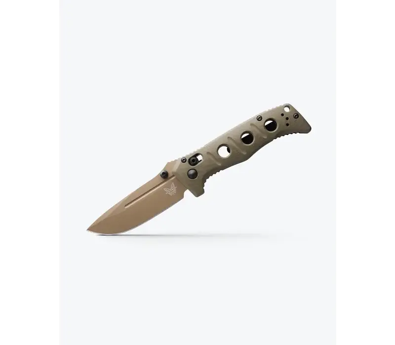Benchmade Mini Adamas, OD Green G-10, CPM CruWear