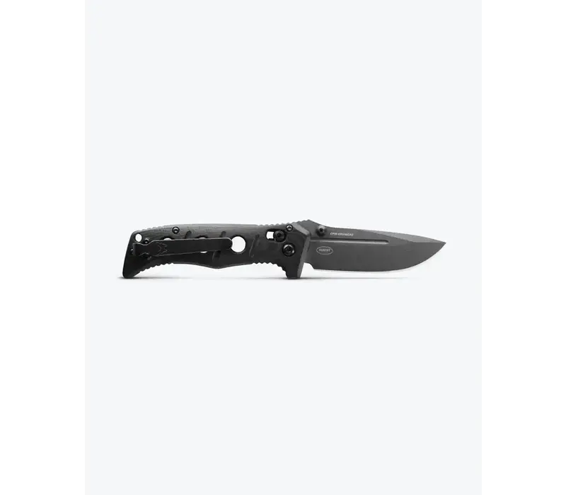 (DISCONTINUED) Benchmade Mini Adamas, Black G-10 Handle, CPM CruWear
