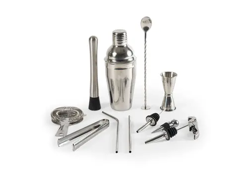 Picnic Time Picnic Time, Lazy Susan Bar Tool Set (Bamboo & Stainless Steel)