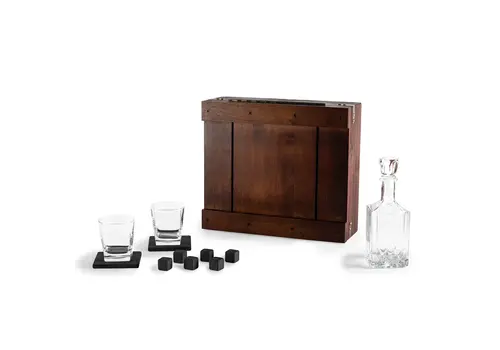 Picnic Time Picnic Time, Legacy, Whiskey Box with Decanter