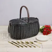 130-20-179-000-0--Picnic Time, Evening Picnic Basket with Service for Two