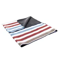 920-00-378-000-0--Picnic Time, Blanket Tote XL Outdoor Picnic Blanket Coastal Stripe