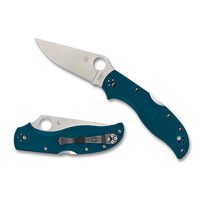 Spyderco, Stretch 2 lightweight straight spine  with K390 powder steel stainless blade.