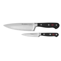 Wusthof Classic 2Pc Prep Set, Black Handle