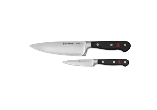 Wusthof Wusthof Classic 2Pc Prep Set, Black Handle