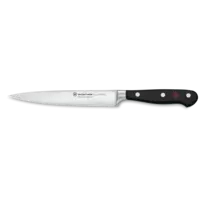 Wusthof Classic 6" Utility Knife, Black Handle