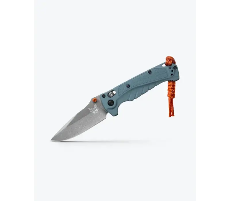 Benchmade Mini Adira, Magnacut, Depth Blue Grivory Handle