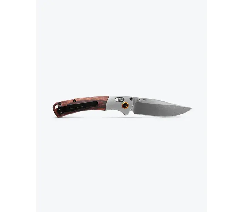 Benchmade Mini Crooked River, CPM S30V, Wood & Aluminum Handle