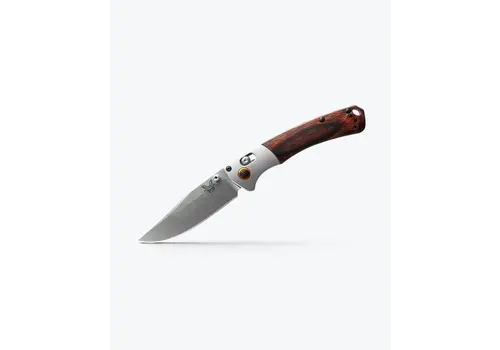 Benchmade Benchmade Mini Crooked River, CPM S30V, Wood & Aluminum Handle