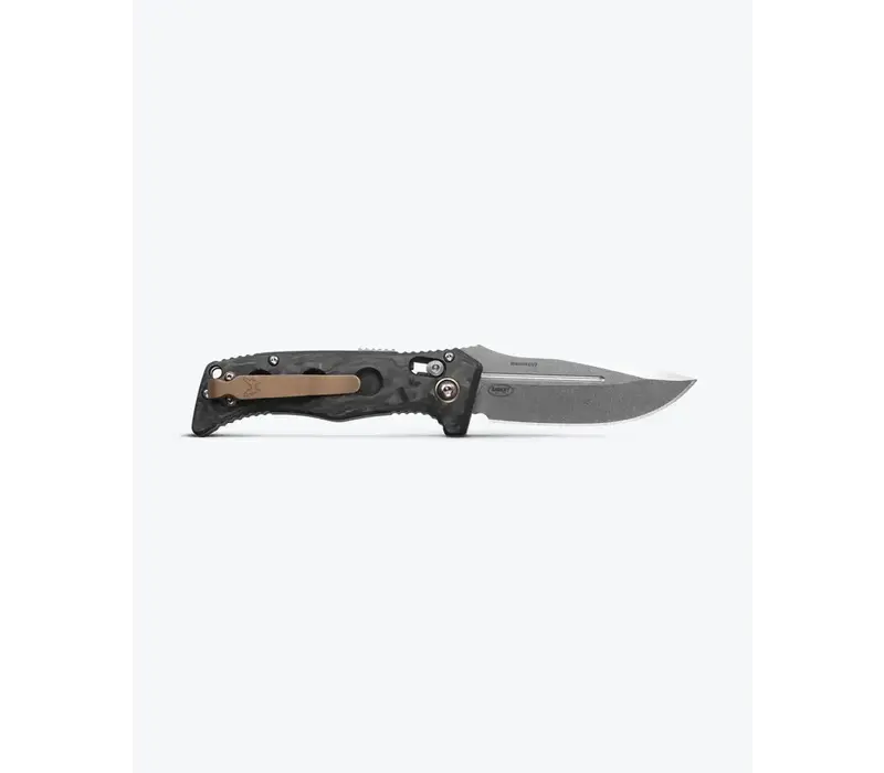 Benchmade Mini Adamas Auto, Carbon Fiber, Magnacut