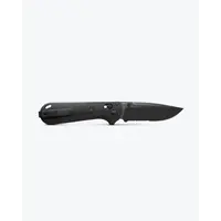 Benchmade Redoubt Drop Point Serrated, CPM D2, Black Grivory