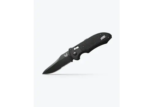 Benchmade Benchmade Auto Triage Serrated, N680 Steel, Aluminum with G10 Inlay