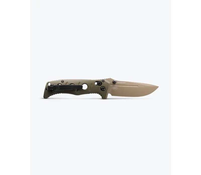 (DISCONTINUED) Benchmade Mini Adamas, OD Green G-10, CPM CruWear