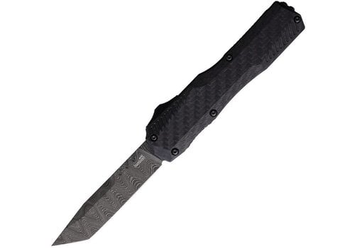 Kershaw Kershaw, Auto Livewire OTF Tanto Carbon Fiber, Damascus