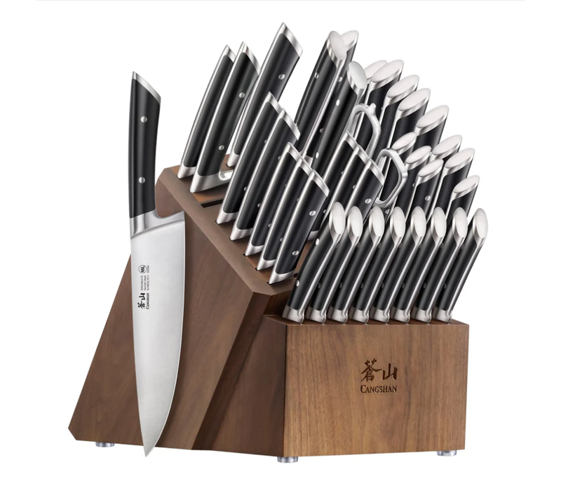 Cangshan, Olympus 36 Pc Block Set, Walnut