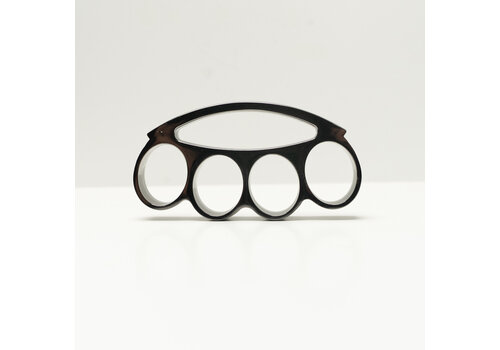 Brass Knuckles Company Widetop Knuckles, Large, Midnight Chrome