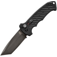 Gerber, Auto 06 Button Lock Tanto, Black G10, CPM S30V