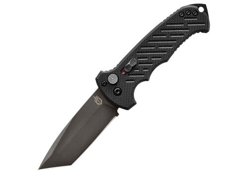 Gerber Gerber, Auto 06 Button Lock Tanto, Black G10, CPM S30V