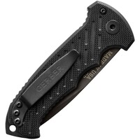 Gerber Auto 06 Button Lock Tanto, Serrated CPM S30V, Black G10