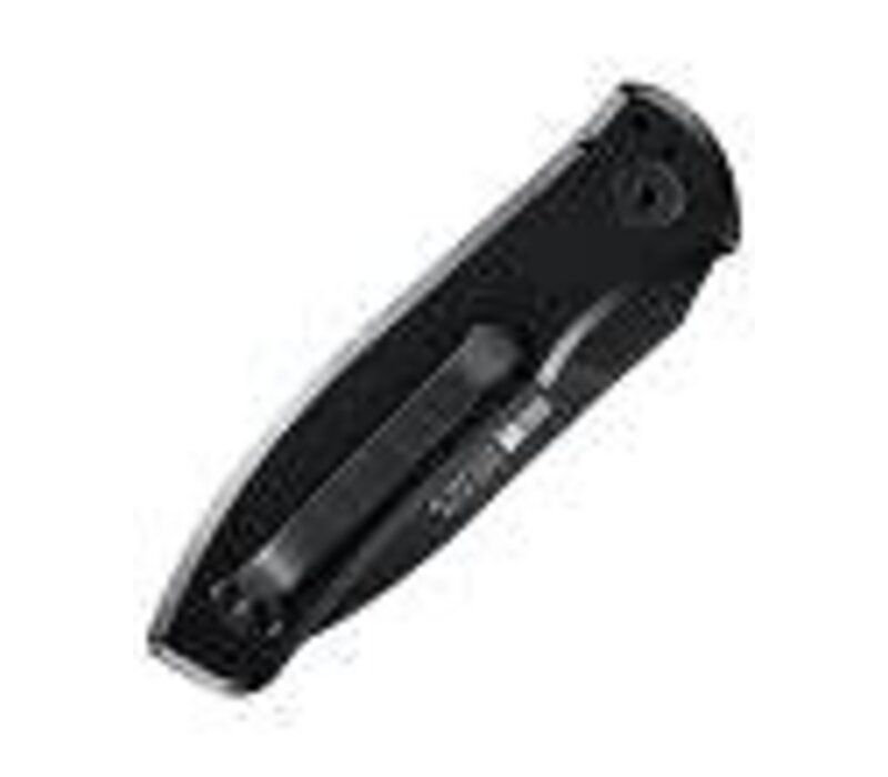 Gerber Auto Empower Plunge Lock, Serrated CPM S30V, Black Aluminum