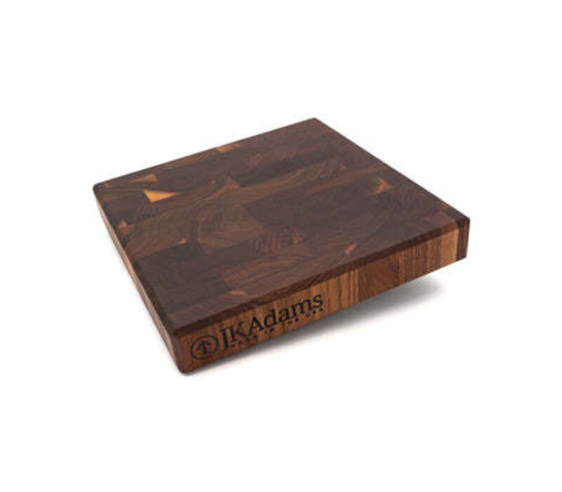 JK Adams, Professional Series End Grain, Walnut - 12" x 12" x 2"