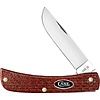 Case, Sod Buster Jr. with red micarta handle and high carbon tool steel blade