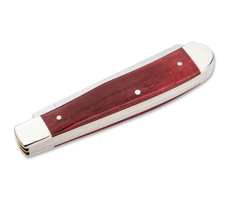 Boker, Traditional Series Trapper Smooth Red Bone, 1095 Carbon