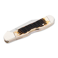 Boker, Traditional Series Mini Copper Lock Amber Jig Bone D2 Steel