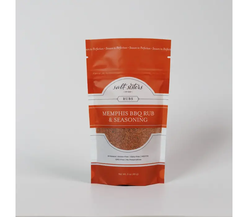 Salt Sisters, Memphis BBQ Rub & Seasoning 3 oz