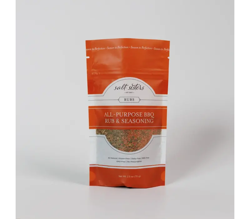 S.A.L.T. Sisters All-Purpose BBQ Rub & Seasoning -2.5 oz