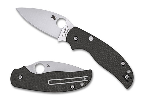 Spyderco Knives Spyderco Sage 6 Carbon Fiber Handle, CPM S90V SPRINT RUN