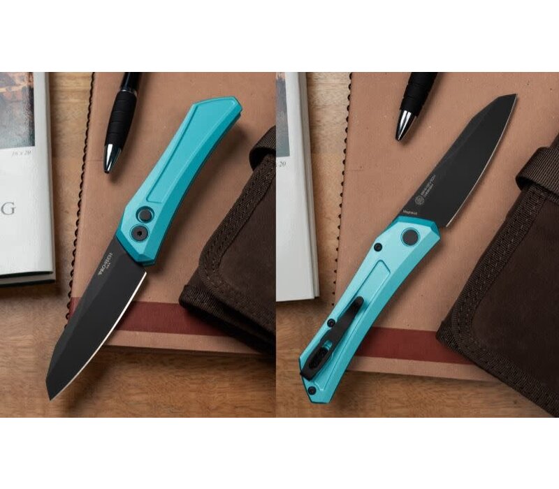 Pro-Tech, Dmitry Sinkevich Oligarch Auto, Blue Aluminum, DLC Magnacut