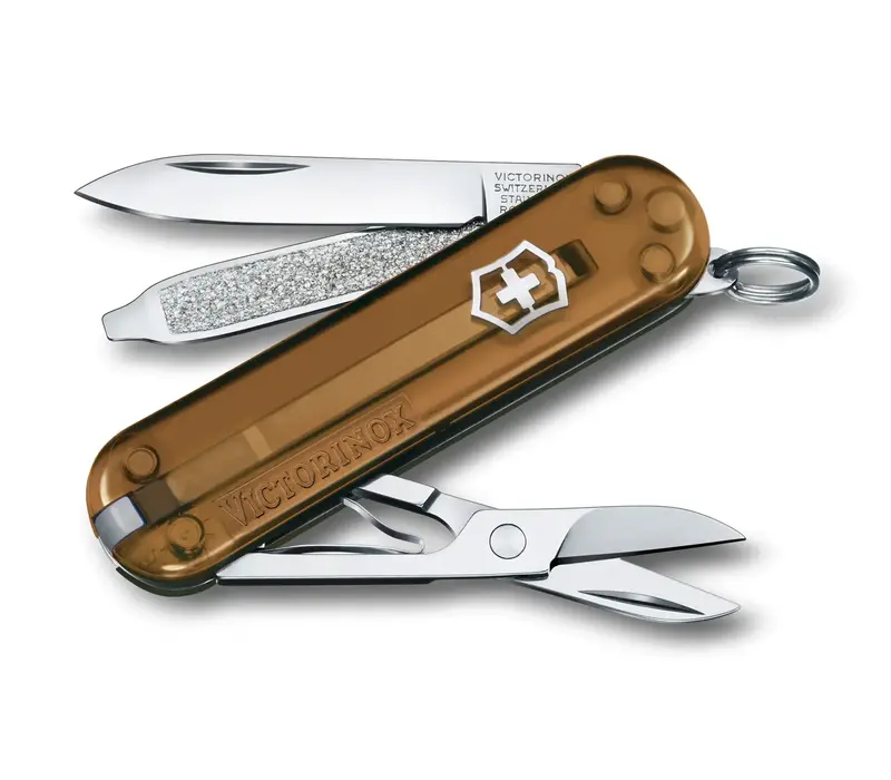 Victorinox Classic SD Transparent, Chocolate Fudge