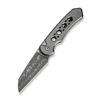 Civivi, Pragma Prime, Gray Aluminum Handle, Damascus