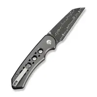 Civivi, Pragma Prime, Gray Aluminum Handle, Damascus