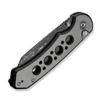 Civivi, Pragma Prime, Gray Aluminum Handle, Damascus