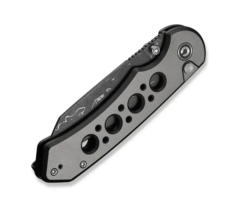 Civivi, Pragma Prime, Gray Aluminum Handle, Damascus