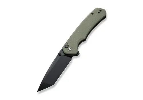 Civivi Civivi Brazen Button Lock, Green G10 Handle, 14C28N